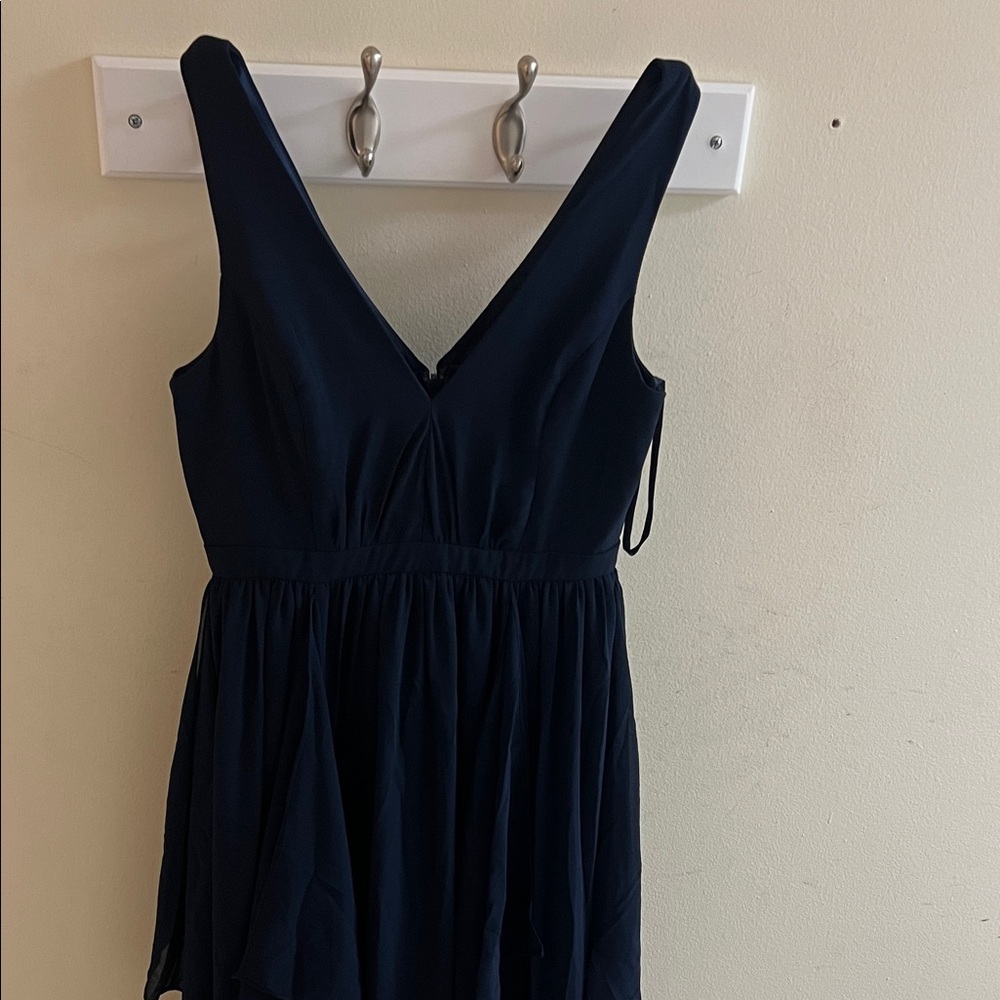 Lulu's Navy Blue Prom Dress